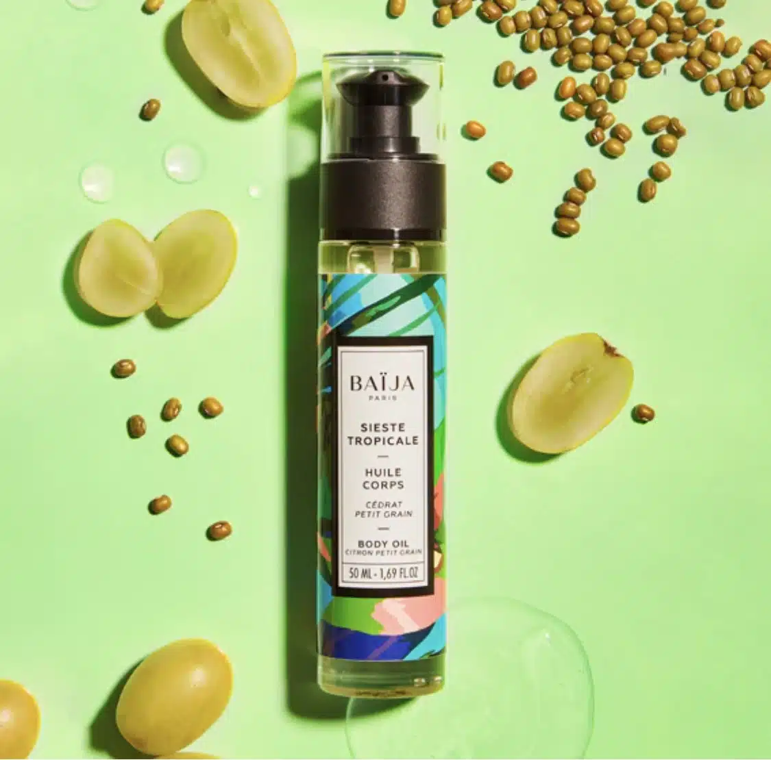 Baija Sieste Tropicale Body Oil Citron Petit Grain   500 ml