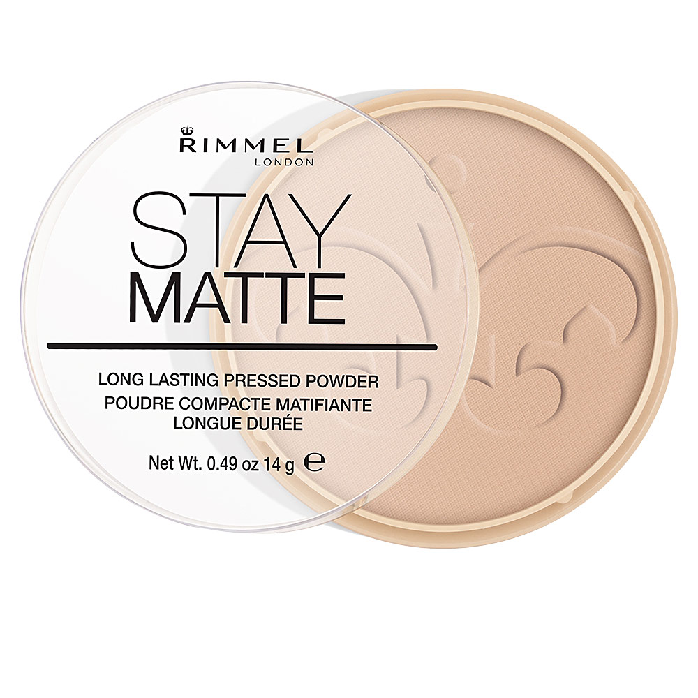 RIMMEL LONDON STAY MATTE pressed powder #005-silky beige 14 gr