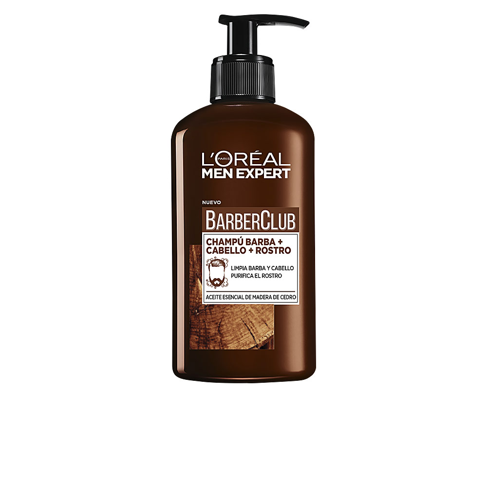 L'ORÉAL PARIS MEN EXPERT BARBER CLUB beard-face-hair shampoo 200 ml