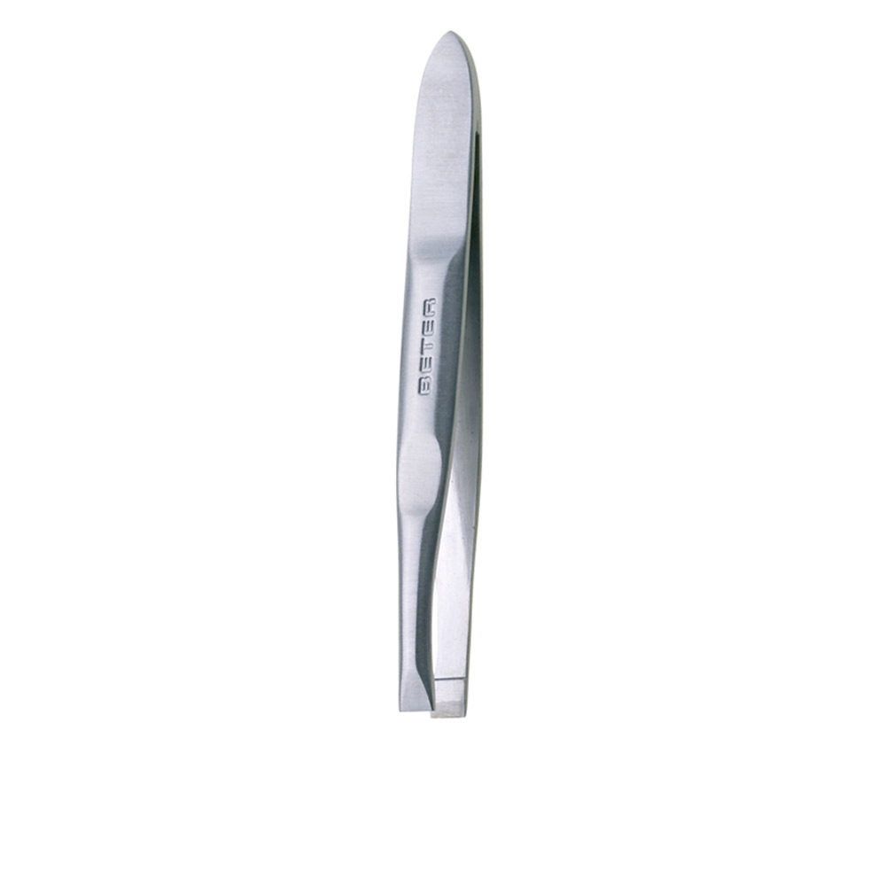 BETER Stainless steel straight tip tweezers, 6.5 cm