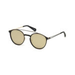Guess GU6921 02G Black and Gold Metal Aviator Sunglasses Frame 53-20-145 GU6921