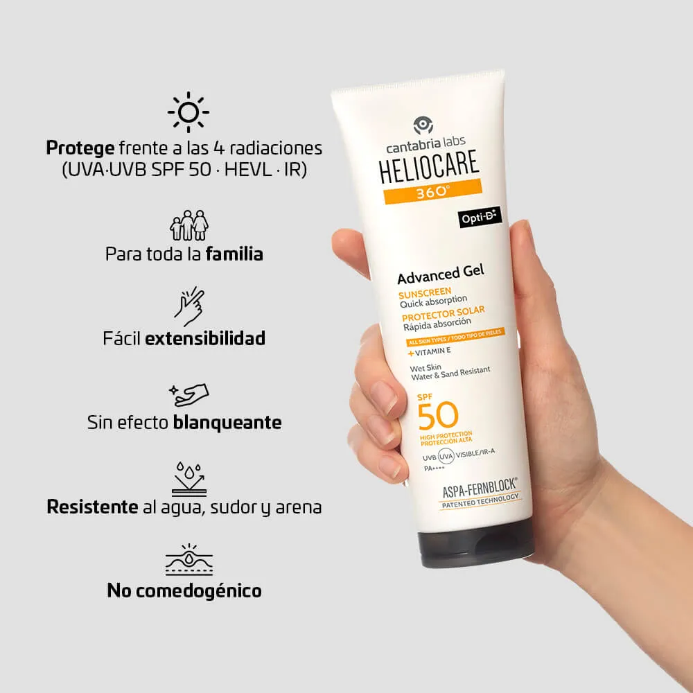 Heliocare-360--Advanced-Gel--Protector-Solar-50--X-250Ml-3 HELIOCARE ADVANCED gel SPF50 200 ml - Image 1