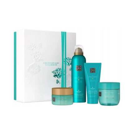 Rituals Karma Medium Giftset 202548h Hydrating Body Cream 100ml/Softening Body Scrub 125g/Foaming Shower Gel 50 ml/Overnight Body Mask 125 ml   set x 400 ml