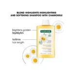 KLORANE A LA CAMOMILE illuminating shampoo blonde highlights duo 2 x 400 ml