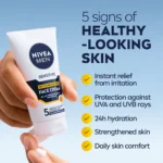 NIVEA MEN SENSITIVE 0% οινόπνευμα ενυδατικό προστατευτικό  SPF15 75 ml - Image 2