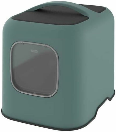 Rotho My Pet Mistletoe Τουαλέτα Γάτας Κλειστή Πράσινη Μ50 x Π39.5 x Υ46cm