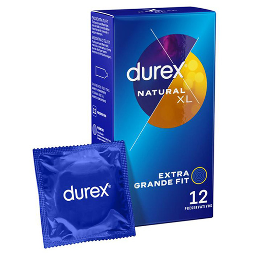 Προφυλακτικά Durex Natural (Μέγεθος XL) (12 uds)