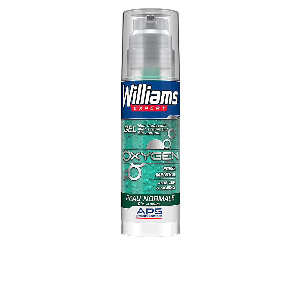 110406.jpg WILLIAMS EXPERT OXYGEN 0% alcohol shaving gel normal skin 150 ml - Image 1