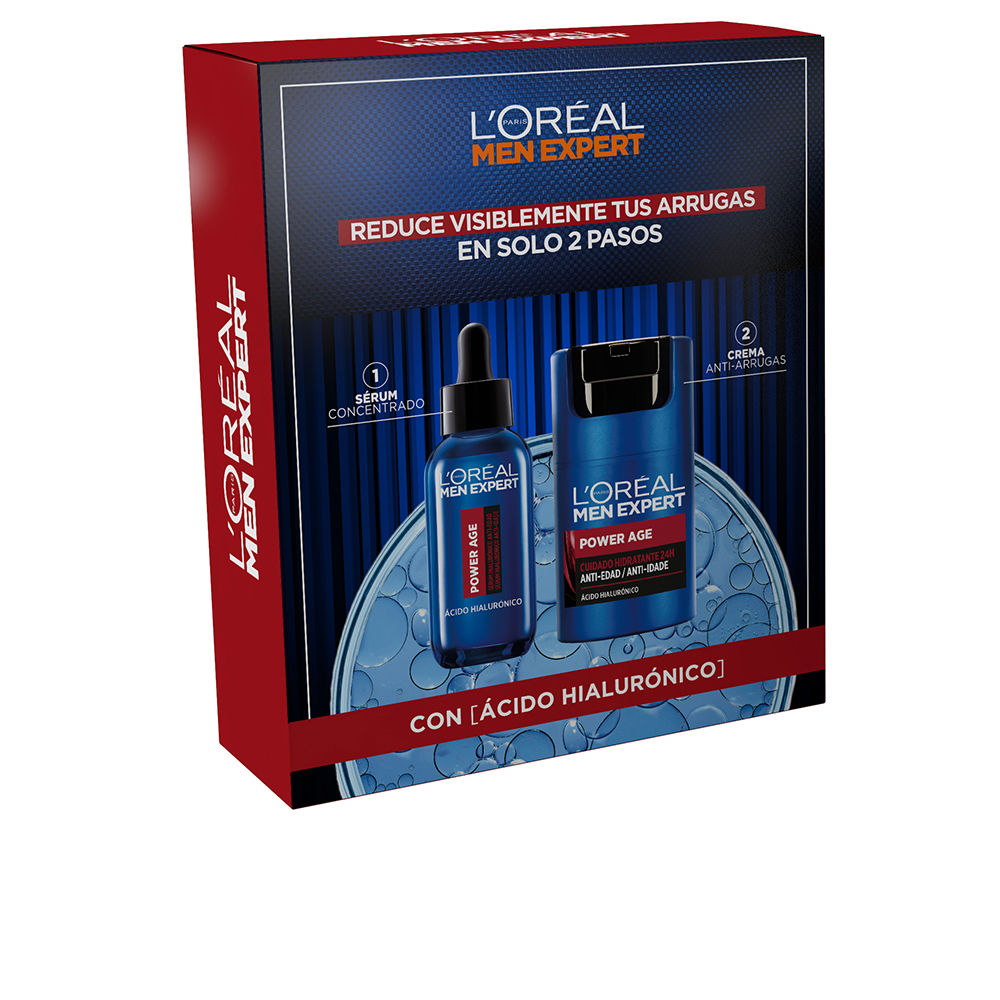 205254.jpg L'ORÉAL PARIS MEN EXPERT POWER AGE CASE 2 pcs Concentrated Serum 30 ml + Moisturizing Cream 50 ml - Image 1