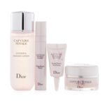 DIOR CAPTURE TOTALE CASE 4 pcs  Capture Totale εντατική ουσία λοσιόν 50ml-Capture Totale C.E.L.L. Ενεργειακή σούπερ ισχυρή ορό 7.5ml-Capture Totale C.E.L.L. Energy Super Proment Eye Serum 5ml-Capture Totale C.E.L.L. Ενεργειακή σταθεροποίηση & ρυτίδα διορθωτική κρέμα 15ml