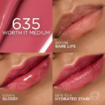 L'ORÉAL PARIS HYALURON TINT lip stain serum #635-Worth It Med 1 u - Image 2