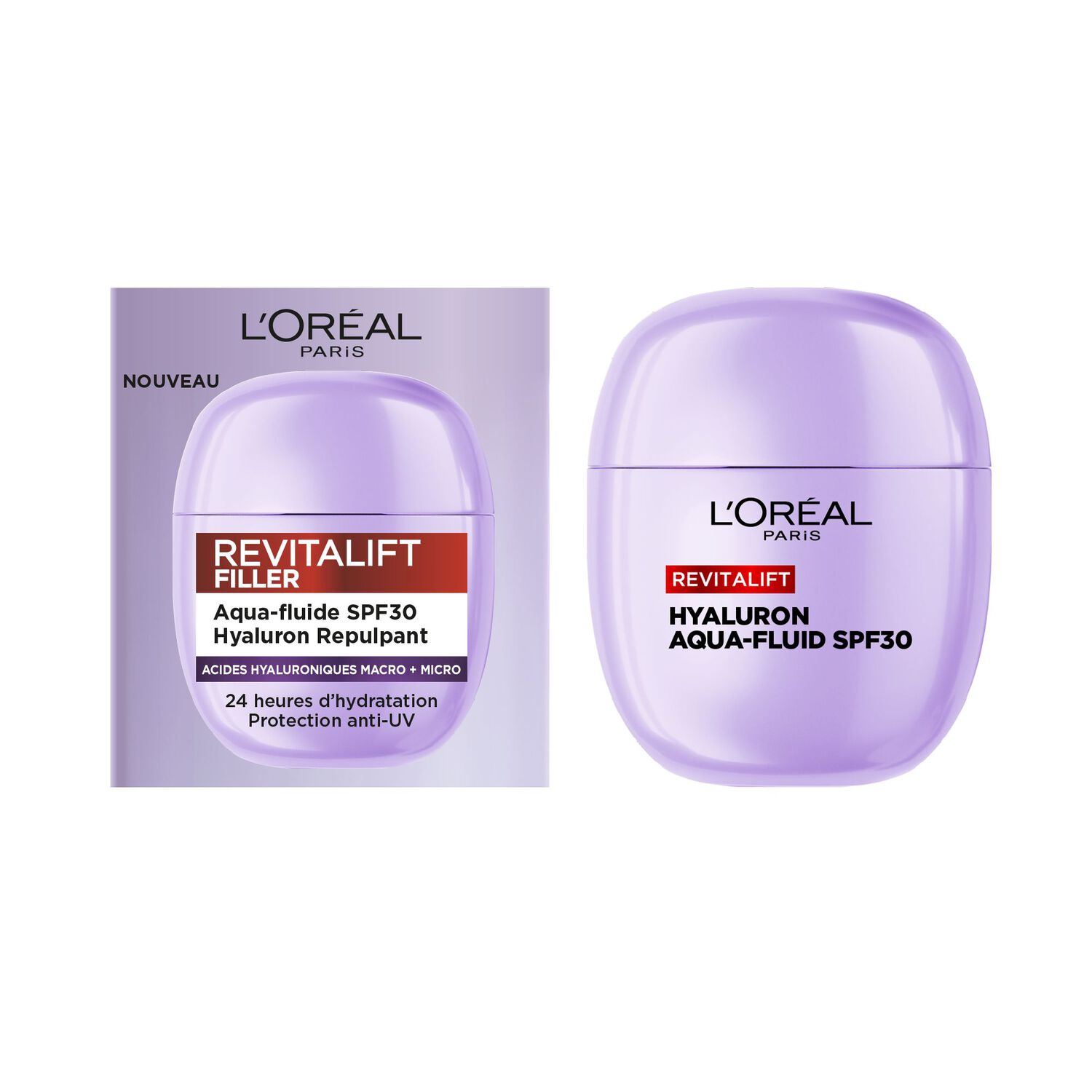3600524244613.jpg L'ORÉAL PARIS REVITALIFT FILLER aqua-fluid filler SPF30 40 ml - Image 1
