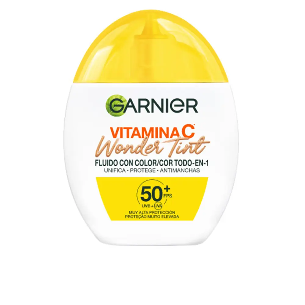 3600542658454.webp GARNIER VITAMINA C WONDER TINT fluido con color SPF50+ #medio 40 ml - Image 1