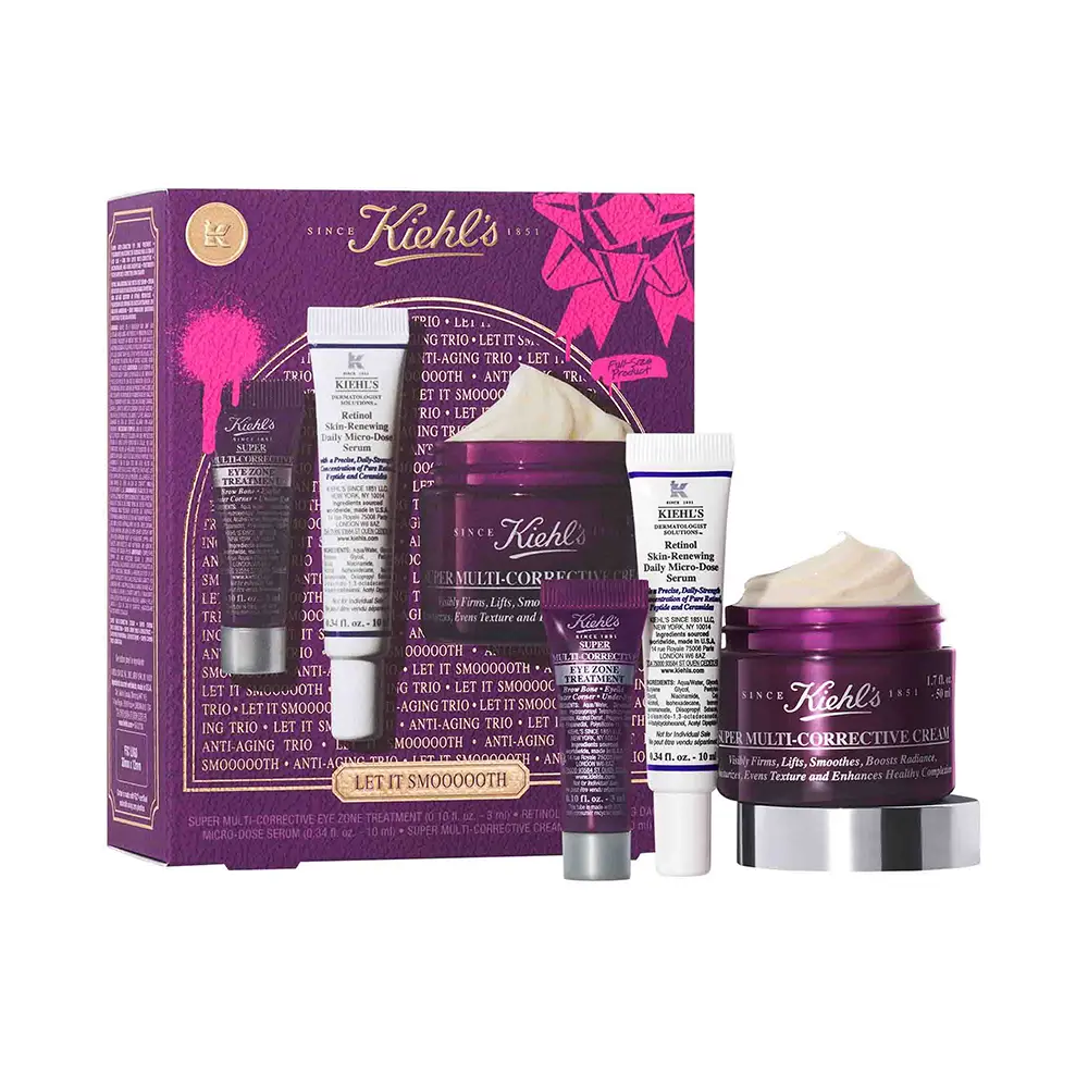 3605973049529.webp KIEHL'S SUPER MULTI-CORRECTIVE 3-piece set Facial cream 50 ml + Facial serum 10 ml + Eye contour 3 ml - Image 1