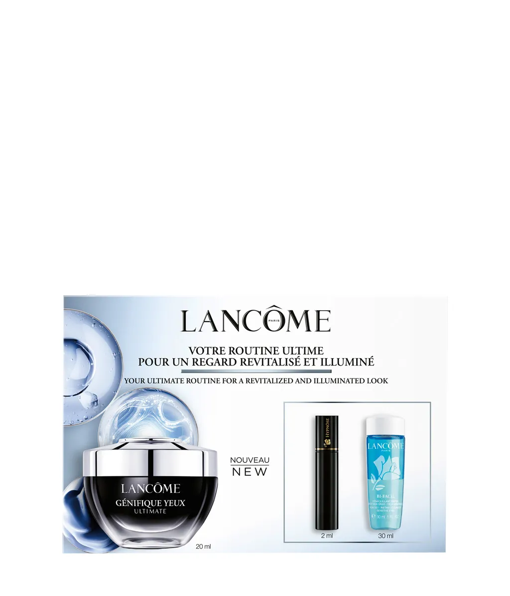 3614274772029.webp LANCÔME ADVANCED GÉNIFIQUE YEUX CASE 3 pcs Eye contour cream 15ml + Biphasic makeup remover 30ml + Mascara 2ml - Image 1