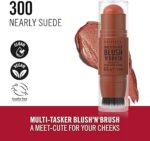 RIMMEL LONDON MULTI-TASKER BLUSH 'N' BRUSH stick #300-Nearly Suede 8 gr