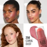 RIMMEL LONDON MULTI-TASKER BLUSH 'N' BRUSH stick #250-Coral Dust 8 gr - Image 2