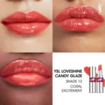 YVES SAINT LAURENT YSL LOVESHINE CANDY GLAZE lip gloss #12 1 u - Image 3