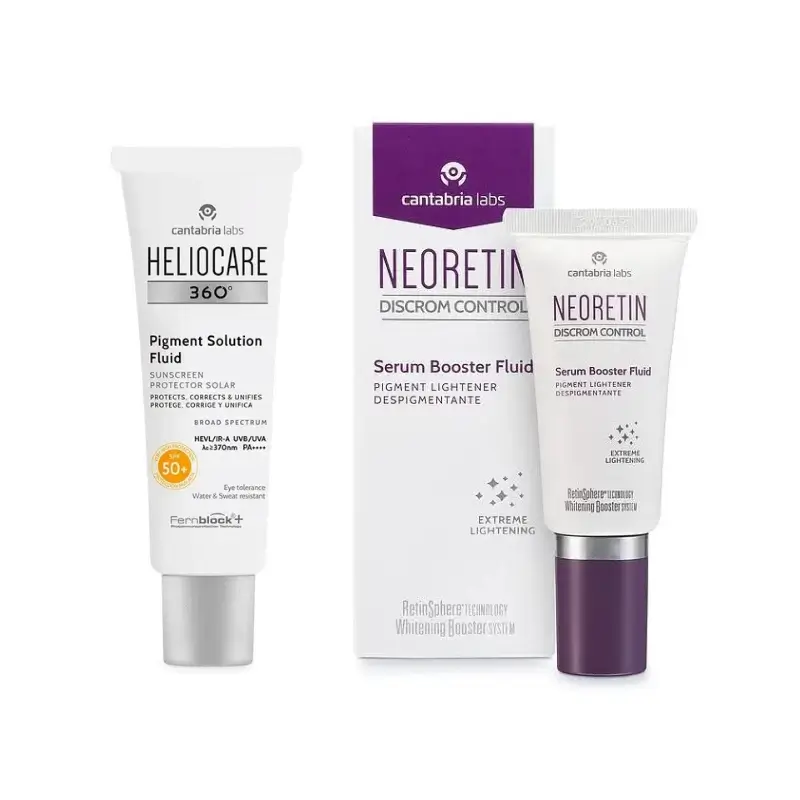 8436574365399.webp HELIOCARE HELIOCARE 360° FLUID PIGMENT SOLUTION SPF50+ 2-piece set Sunscreen SPF50+ 50 ml + Facial serum 10 ml - Image 1