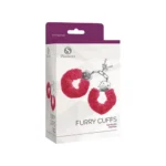 Cuffs S Pleasures Furry Red