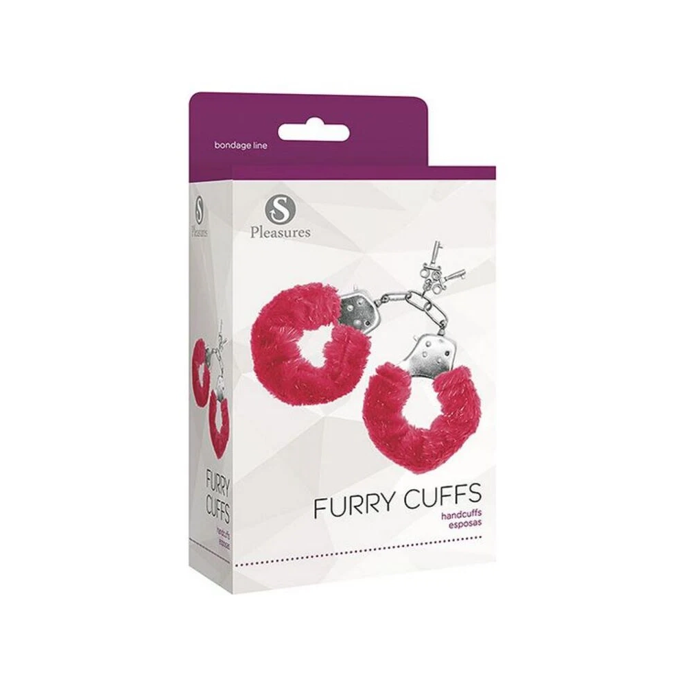 8436581465631_S4001865_P1-v_10_1800x1800 Cuffs S Pleasures Furry Red - Image 1