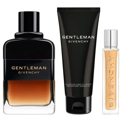 GIVENCHY GENTLEMAN RESERVE PRIVEE 3-piece SET Eau de Parfum spray 100ml + Eau de Parfum spray 12.5ml + Shower gel 75ml