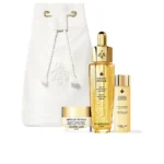 GUERLAIN ABEILLE ROYALE AQUEOUS TREATMENT OIL 4-piece SET Advanced Youth Aqueous Oil 50ml + Day Cream 15ml + Fortifying Lotion 15ml + Toiletry Bag