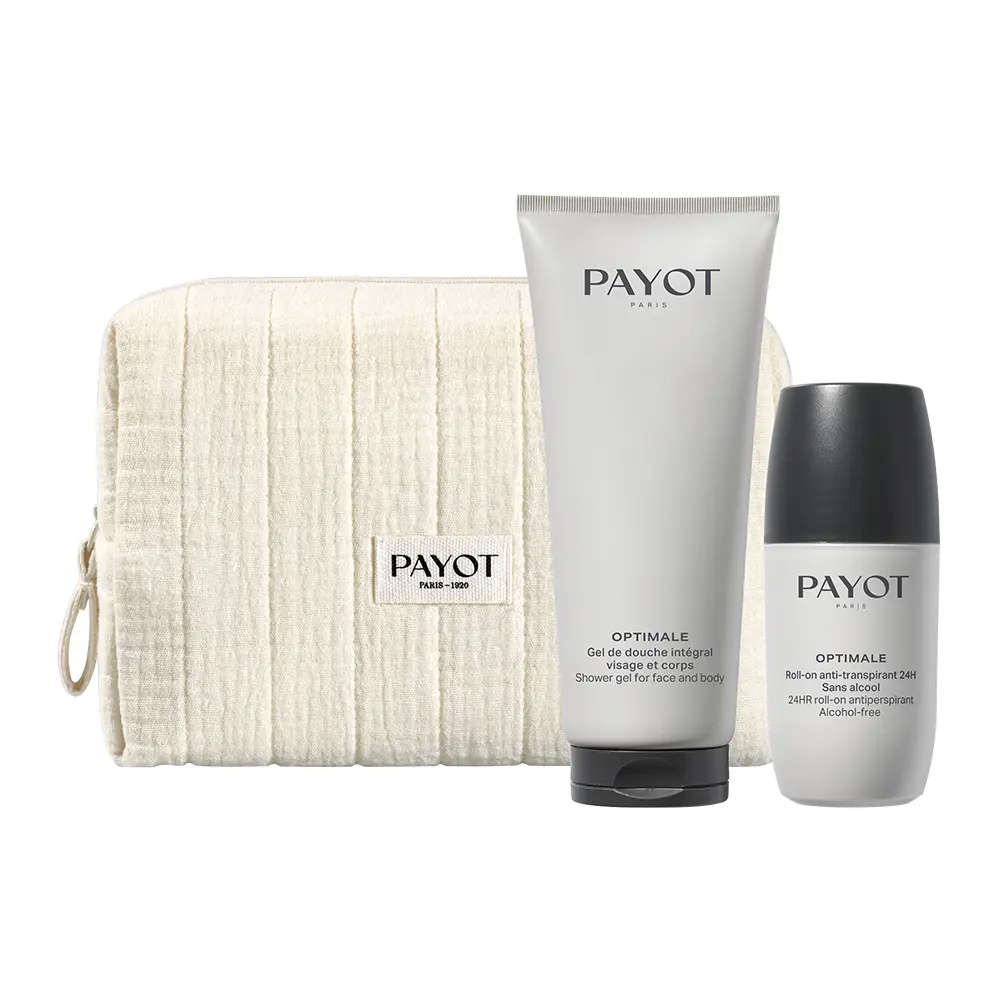 3390150598395.webp PAYOT OPTIMAL BODY CASE 3 pc Shower gel 200 ml + Roll-on deodorant 75 ml - Image 1