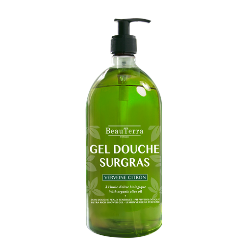 3401360148253.png BEAUTERRA VERBENA LEMON shower gel 1000 ml - Image 1