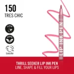 RIMMEL LONDON LIP INK PEN lipstick #150-Tres Chic 1.7 ml - Image 4