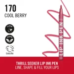 RIMMEL LONDON LIP INK PEN lipstick #170-Cool Berry 1.7 ml - Image 4