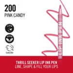 RIMMEL LONDON LIP INK PEN lipstick #200-Pink Candy 1.7 ml - Image 4