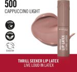 RIMMEL LONDON THRILL SEEKER LIP LATEX lip gloss #500-Light Cappuccino 6 ml - Image 2