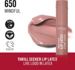 RIMMEL LONDON THRILL SEEKER LIP LATEX lip gloss #650-Mindful 6 ml
