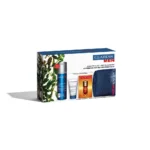 CLARINS MEN GEL CREAM ANTI-AGING AND FIRMING 4 pc SET Facial gel cream 50ml + Facial cleanser 30ml + Double serum 1ml + Toiletry bag - Image 3