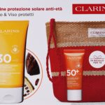 Clarins Sun Face Set Face Cream 50ml/Body Cream 75ml/Pouch   set x 125 ml