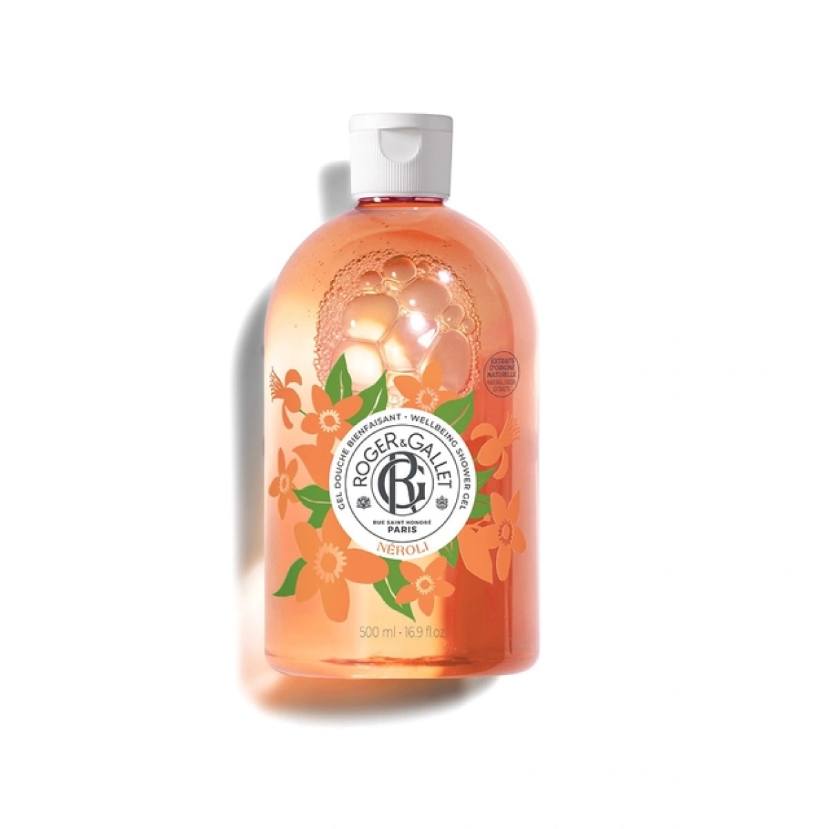 3701436933371.webp Roger & Gallet Neroli Beneficial Shower Gel 500 ml - Image 1