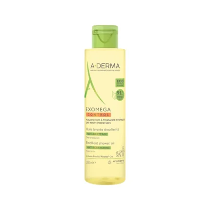 A-Derma Exomega Control Emollient Shower Oil   200 ml