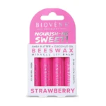 Biovene Nourish-Me Sweet! Beeswax Strawberry Lip Balm Set 4x4,25g   set x 17 g
