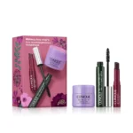 CLINIQUE HIGH IMPACT MASCARA 3-PIECE SET Mascara 7ml + Lipstick 1.2g + Face and eye makeup remover 15ml