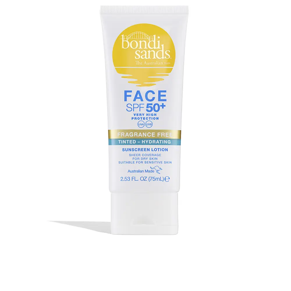 0810020179132.webp BONDI SANDS FACE SPF50+ moisturizing facial lotion with color 75 ml - Image 1