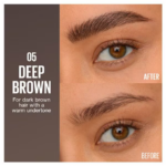 MAYBELLINE BROW INSERT #Deep Brown 1 u