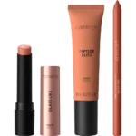 CATRICE THE GLOSSY SEQUENCE CASE 3 pcs Lip balm #040-Toffee Touched + Lip liner #040-Latte Lines + Lip gloss #010-Bare Ambition - Image 2