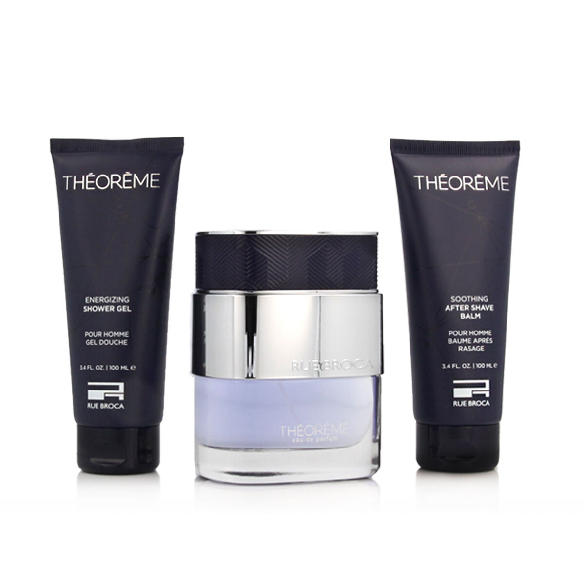 6290171073031.jpg Afnan Rue Broca Théorème Homme M Set - EdP 90 ml + a/s balm 100 ml + sh/gel 100 ml - best before 12/2025 - Image 1