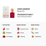 Swiss Arabian Rose 01 Edp Spray   50 ml