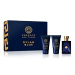 VERSACE DYLAN BLUE 3-piece set Eau de Toilette spray 50ml + Shower gel 50ml + Aftershave balm 50ml