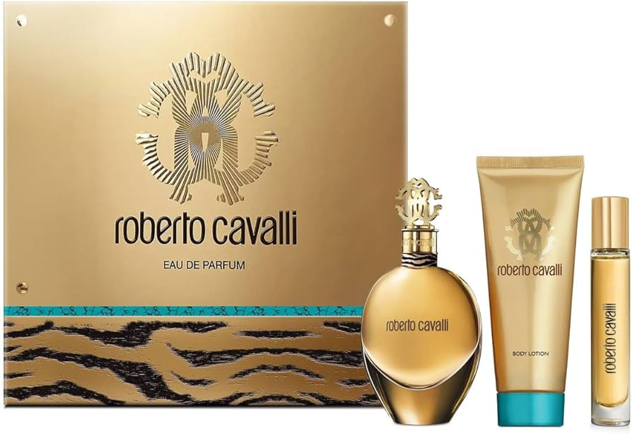 8056860216527.jpg ROBERTO CAVALLI SIGNATURE 3-piece CASE Eau de Parfum 75 ml, Eau de Parfum σπρέι ταξιδιού 15 ml, Body Lotion 100 ml - Image 1