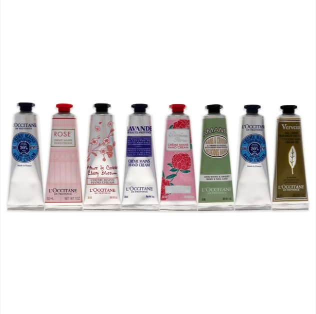 Στιγμιότυπο οθόνης 2026-04-16, 6.17.15 μμ L'Occitane Hand Care Set 8x30ml - Hand Cream - 2x Karite/Rose/Fleurs De Cerisier/Lavande Blanche/Néroli Orchidee/Amande Sublime/Verveine set x 240 ml