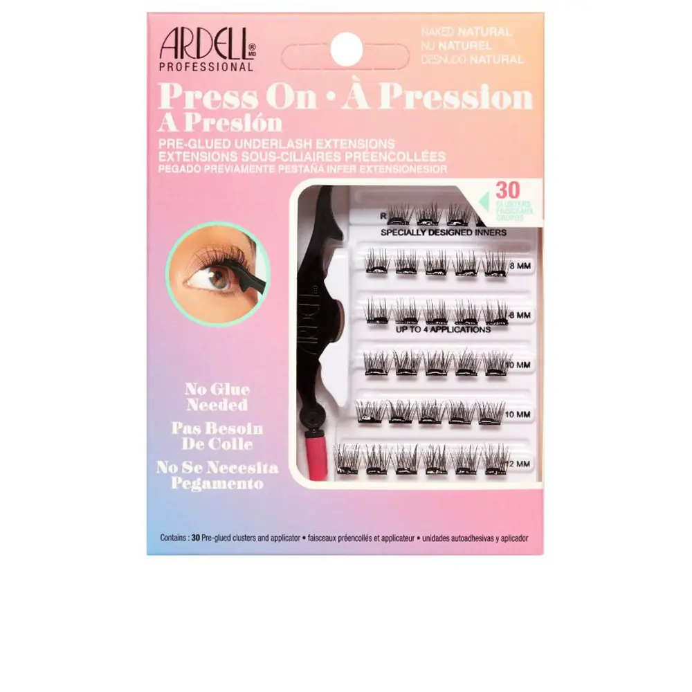 0074764322678.webp ARDELL ARDELL PRESS ON pre-glued underlash extensions #naked natural 30 u