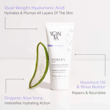 YonKa Age Defense Hydra N1 Anti-Ageing Moisturiser For Dry and Sensitive Skin   50 ml